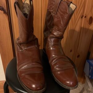 Vintage Justin roper boot size 8A